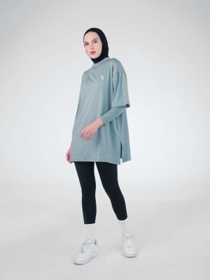 Modest Essential Training Top - Ice Green1